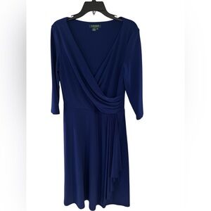 Lauren, Ralph Lauren size 10 elegant wrap dress